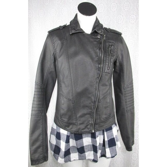 Hollister Cropped Moto Jacket - Picture 1 of 11